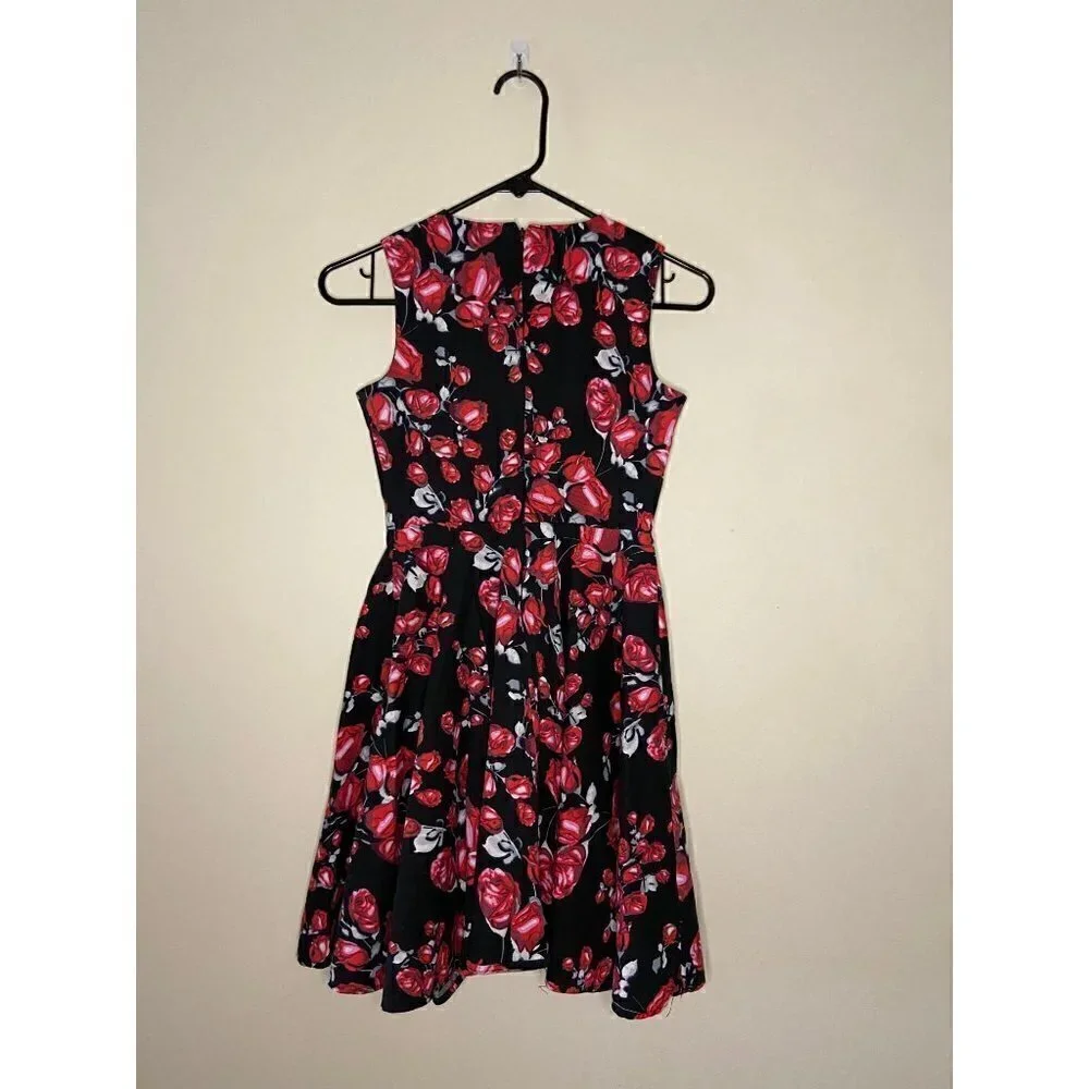Kate kasin floral fit and flare girls dress size 11-12y